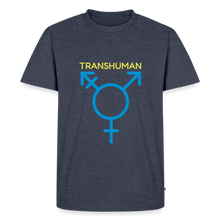 Laden Sie das Bild in den Galerie-Viewer, TRANS HUMAN T-SHIRT - Jeansblau 