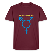 Laden Sie das Bild in den Galerie-Viewer, TRANS HUMAN T-SHIRT - Burgunderrot