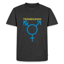 Laden Sie das Bild in den Galerie-Viewer, TRANS HUMAN T-SHIRT - Anthrazit meliert