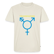 Laden Sie das Bild in den Galerie-Viewer, TRANS HUMAN T-SHIRT - Naturweiß