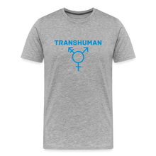 Load image into Gallery viewer, TRANS HUMAN T-SHIRT - Grau meliert