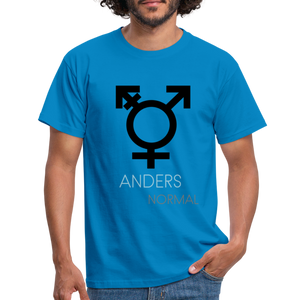 ANDERS NORMAL T-Shirt - Royalblau