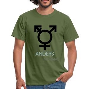 ANDERS NORMAL T-Shirt - Militärgrün