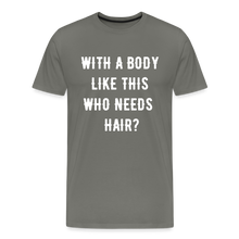 Load image into Gallery viewer, T-SHIRT &quot;BODY &amp; HAIR&quot; - Asphalt