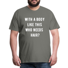 Load image into Gallery viewer, T-SHIRT &quot;BODY &amp; HAIR&quot; - Asphalt