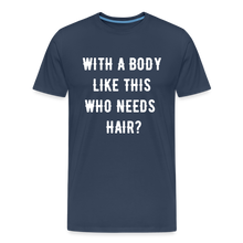 Load image into Gallery viewer, T-SHIRT &quot;BODY &amp; HAIR&quot; - Navy