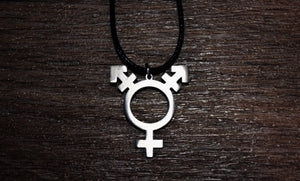 Transgender Pride Symbol Kette - Transgender Necklace