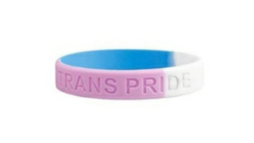 Trans Pride Silikon Armband - Trans Pride Wristband