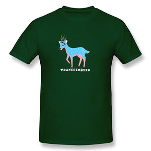 Transgendeer Design Pride Lgbt Gay Lesbian T Shirts Elk Deer Graphic Men Tshirts High Quality Clothing Shirt Cotton Loose