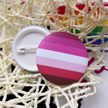 Load image into Gallery viewer, LGBT pins Transgender Pride Rainbow Gay Intersex Asexual Pride lapel pins Love is Bisexual Pansexual pins panromantic tin badge