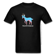 Load image into Gallery viewer, Transgendeer Design Pride Lgbt Gay Lesbian T Shirts Elk Deer Graphic Men Tshirts High Quality Clothing Shirt Cotton Loose