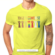 Load image into Gallery viewer, Together We Rise Unity Style TShirt LGBT Pride Month Lesbian Gay Bisexual Transgender Gift Basic T-Shirt Short Sleeve