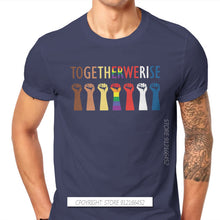 Load image into Gallery viewer, Together We Rise Unity Style TShirt LGBT Pride Month Lesbian Gay Bisexual Transgender Gift Basic T-Shirt Short Sleeve