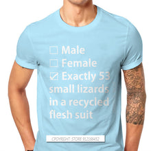 Load image into Gallery viewer, No Gender Lizards TShirt LGBT Pride Month Lesbian Gay Bisexual Transgender New Design Graphic T Shirt Short Sleeve
