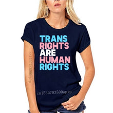 Laden Sie das Bild in den Galerie-Viewer, New Transgender LGBTQ Pride-Men&#39;s T-Shirt-Black Human Rights Shirt Trans Right are