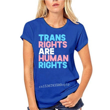 Laden Sie das Bild in den Galerie-Viewer, New Transgender LGBTQ Pride-Men&#39;s T-Shirt-Black Human Rights Shirt Trans Right are