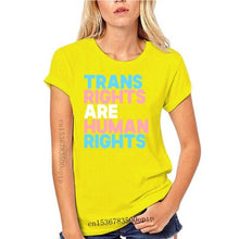 Load image into Gallery viewer, New Transgender LGBTQ Pride-Men&#39;s T-Shirt-Black Human Rights Shirt Trans Right are