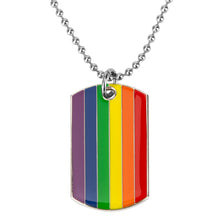 Laden Sie das Bild in den Galerie-Viewer, Transgender Rainbow Pansexual pride Genderqueer pride Asexual Pendant Necklace Rainbow Heart Necklace For Women Jewelry
