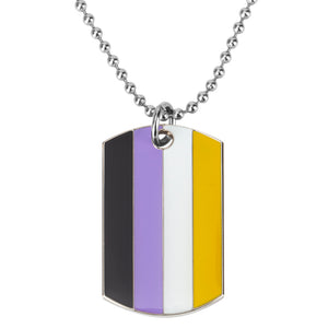 Transgender Rainbow Pansexual pride Genderqueer pride Asexual Pendant Necklace Rainbow Heart Necklace For Women Jewelry