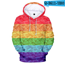 Laden Sie das Bild in den Galerie-Viewer, LGBT Rainbow 3D Hoodie Sweatshirt Men/women