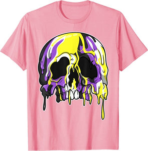 Transgender Candle Sugar Skull Pride T-Shirt