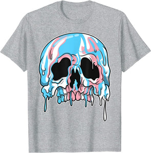 Transgender Candle Sugar Skull Pride T-Shirt